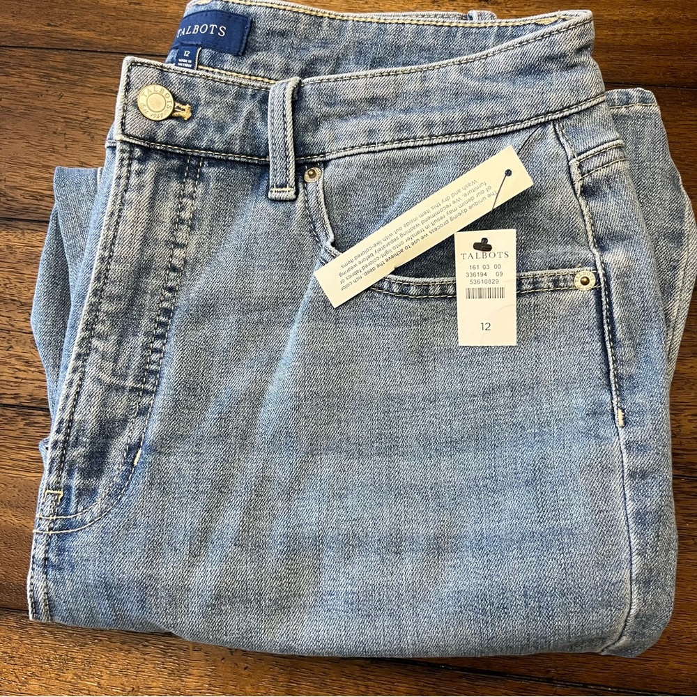NWT Talbots Wide Leg Jeans